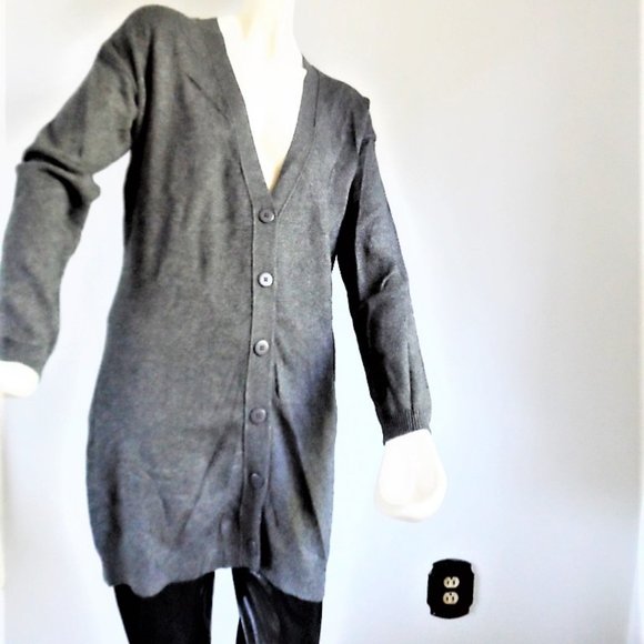 ORWELL LONG SWEATER CARDIGANS SILK/CASHMERE/LYCRA NWT - Picture 1 of 1